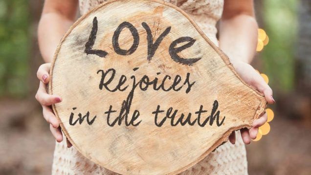 Charity Rejoices in Truth