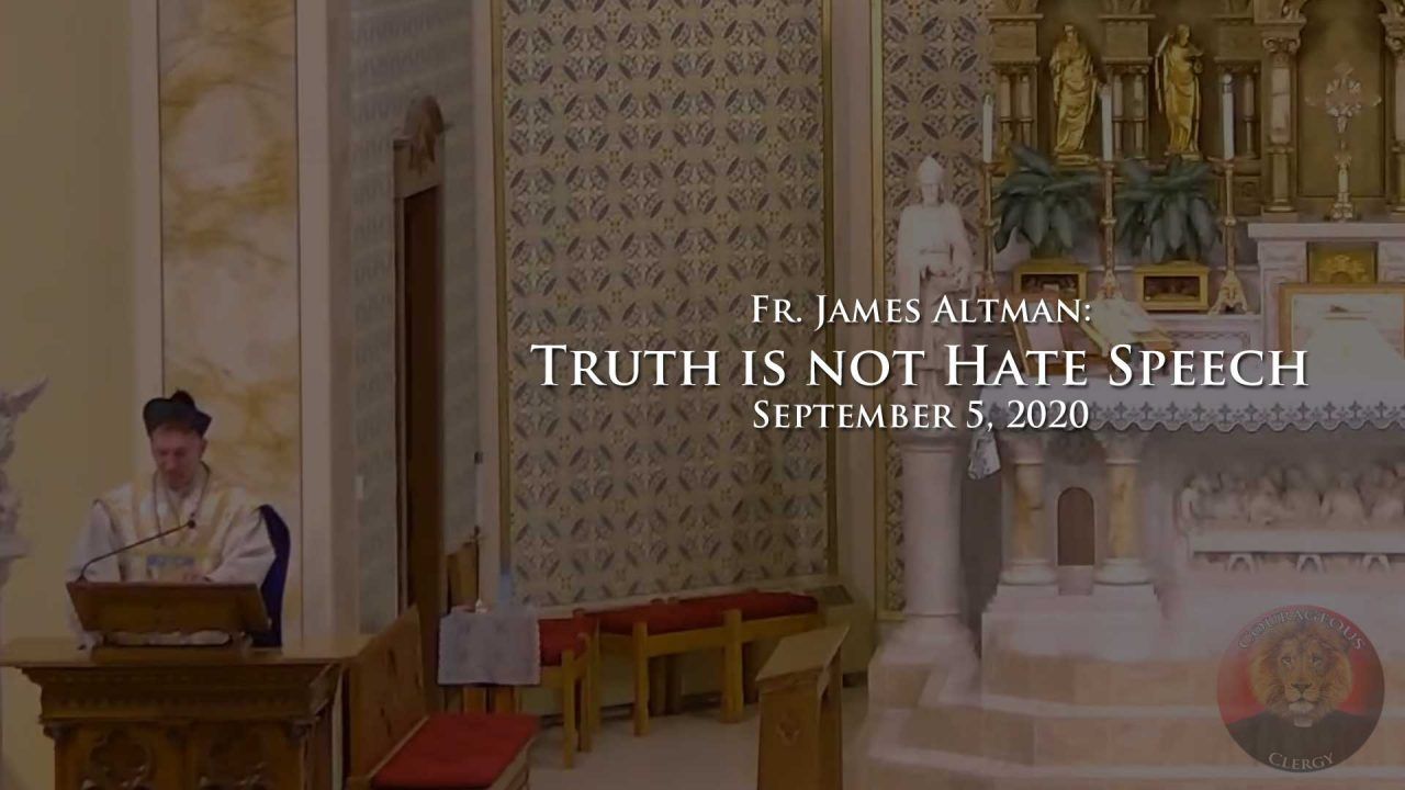 Truth Is Not Hate Speech Courageous Clergy